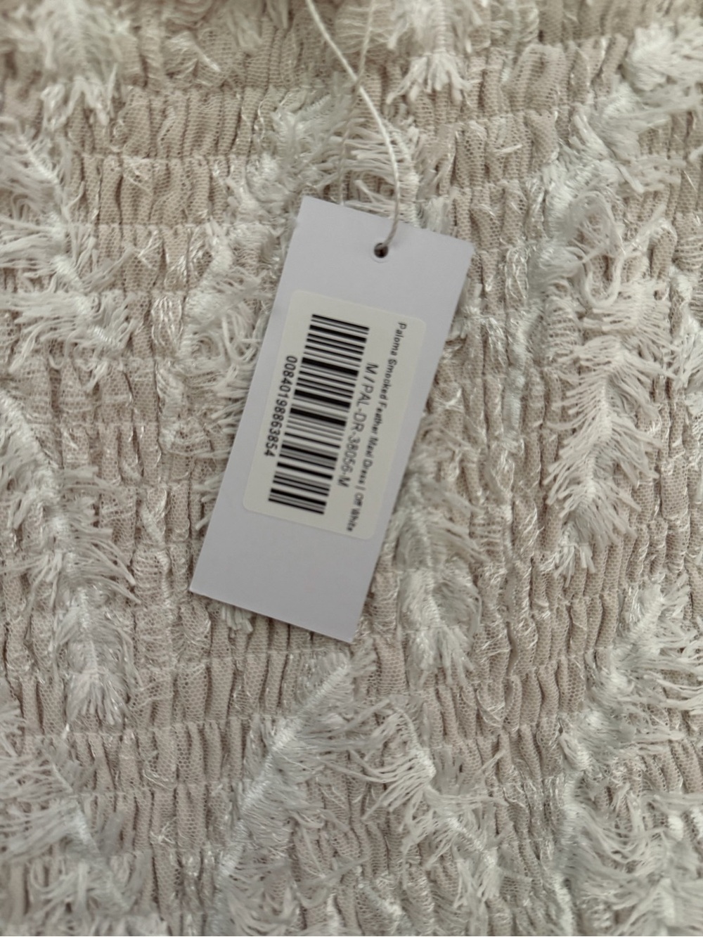 Baltic Born Ivory Off-Shoulder Smocked Tiered Maxi Dress - Picture 8 of 10